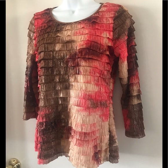 Notations Ruffled Layers Top - Picture 4 of 12